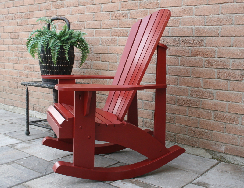 Adirondack Rocking Chair plans The Barley Harvest Woodworking